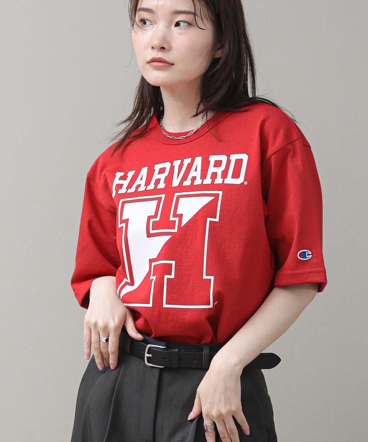 The rejoiceHARVARDロゴTEE【Champion】 | SEKIMIKI Online