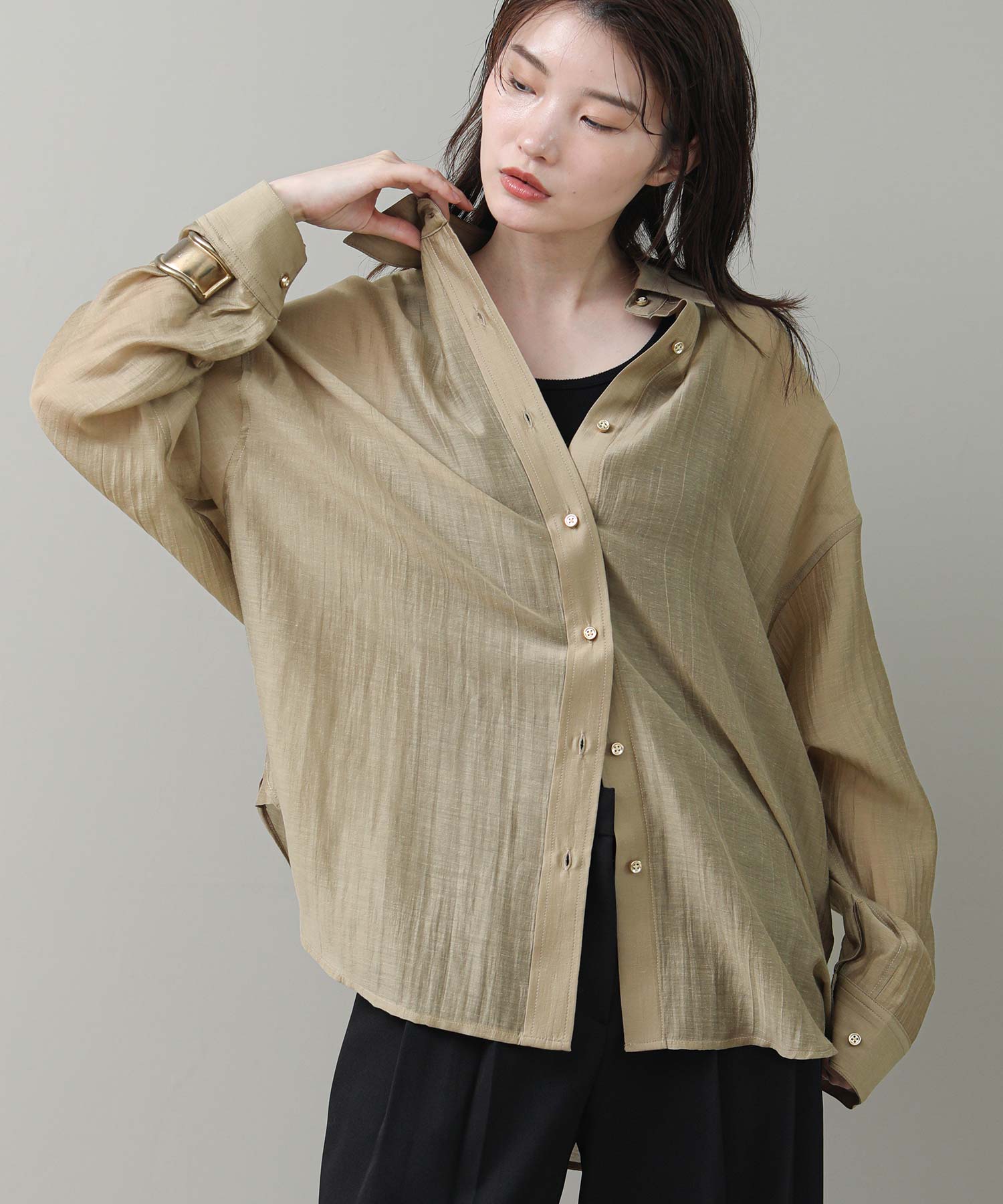 The rejoiceコットンレースショートシャツ【MANOF】 | SEKIMIKI Online
