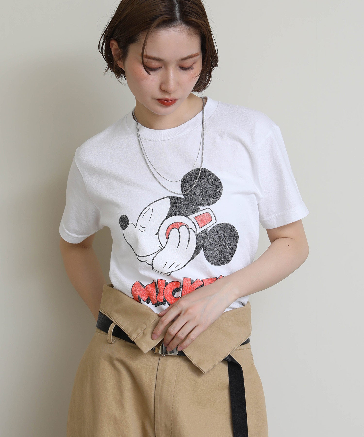 Re Fiina《5月上旬お届け》MickeyTEE | SEKIMIKI Online