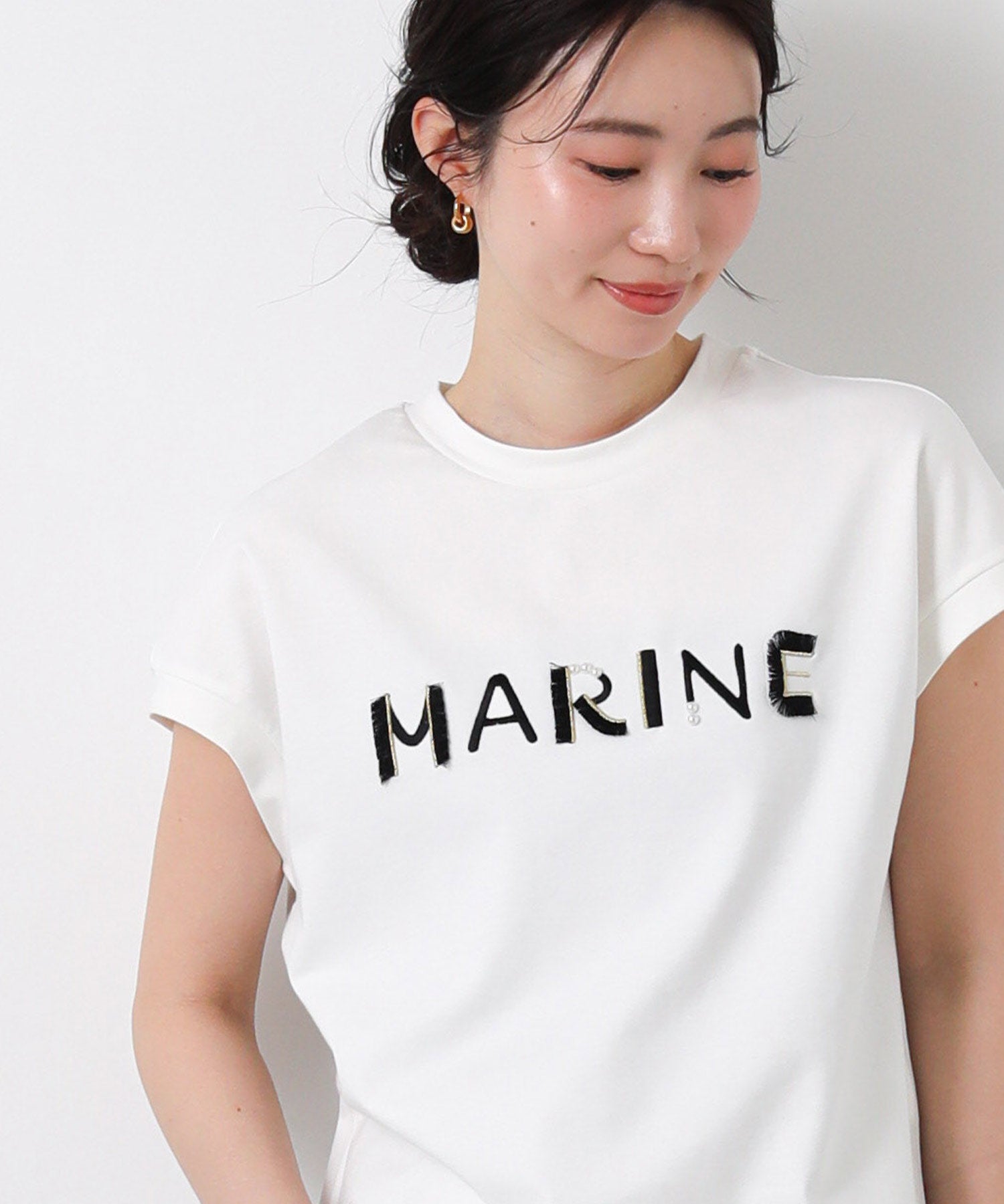 ＭＡＲＩＮＥフリンジフレンチスリーブ
