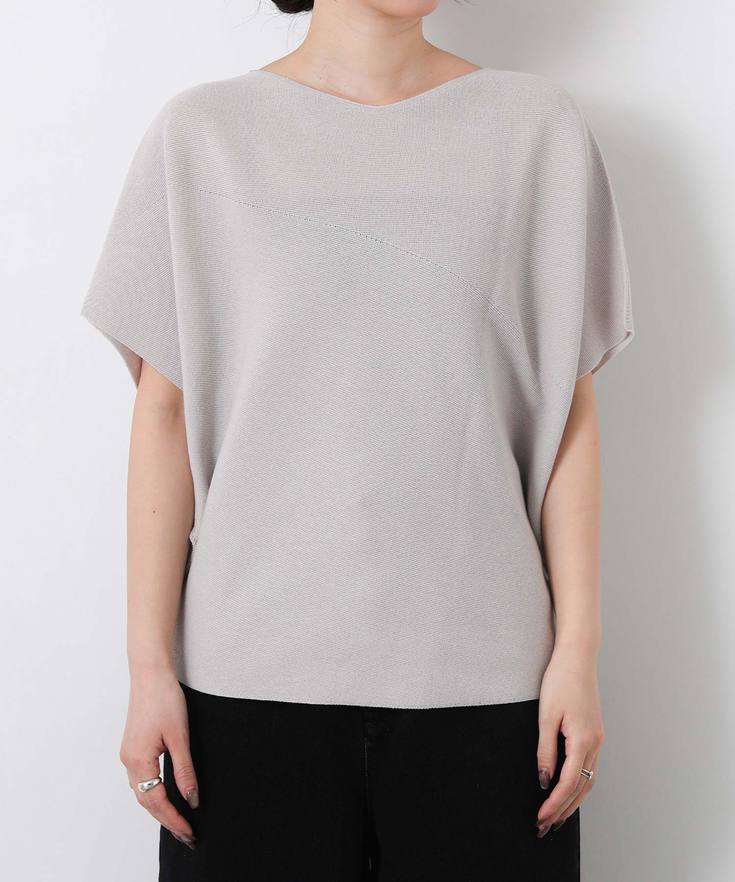 Gready BrilliantホールGアシメフレンチニット | SEKIMIKI Online
