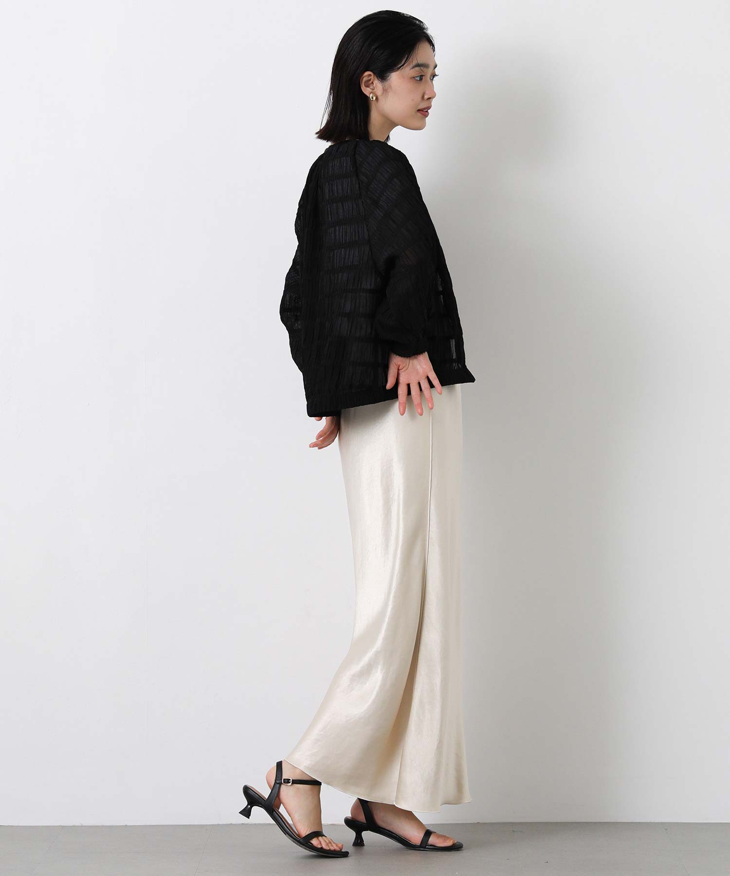 タイムセール★ Gready Brilliant ★ シャーリングダウン　BK Gready Brilliantシアーシャーリングブルゾンジャケット | SEKIMIKI Online