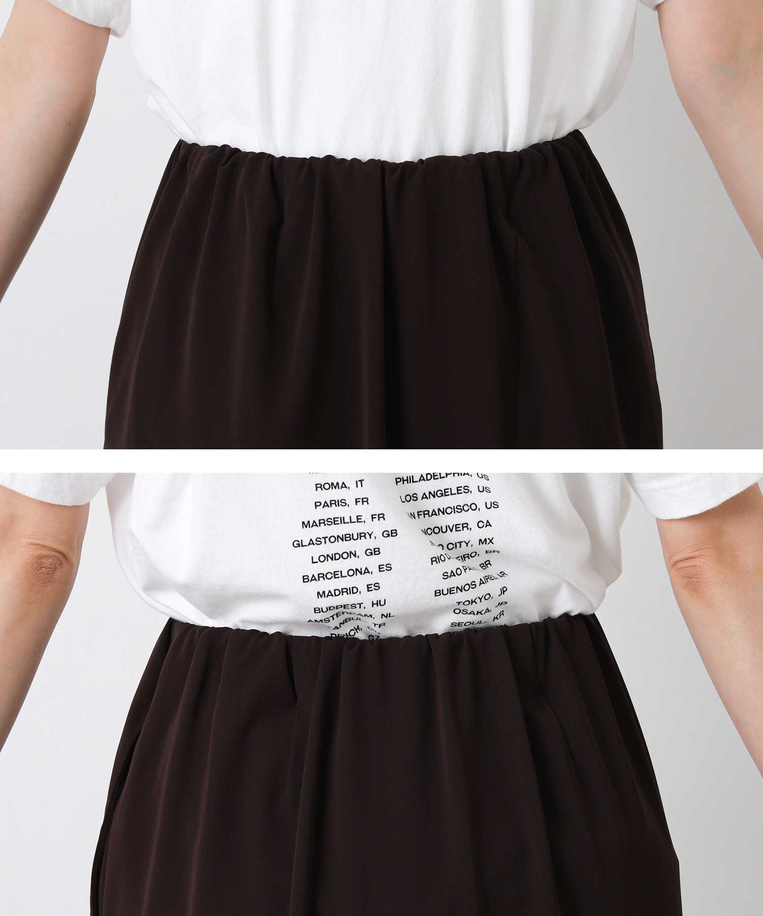 Gready BrilliantWクロス2wayカシュスカート | SEKIMIKI Online