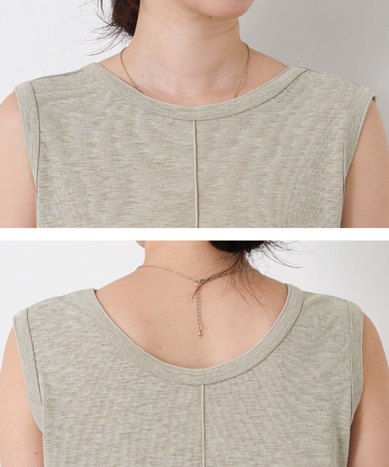 Gready Brilliantカットストレートノースリーブワンピース | SEKIMIKI