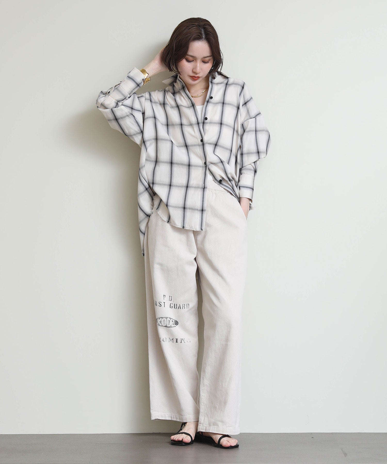 Re FiinaPAYDAY麻混パンツ | SEKIMIKI Online