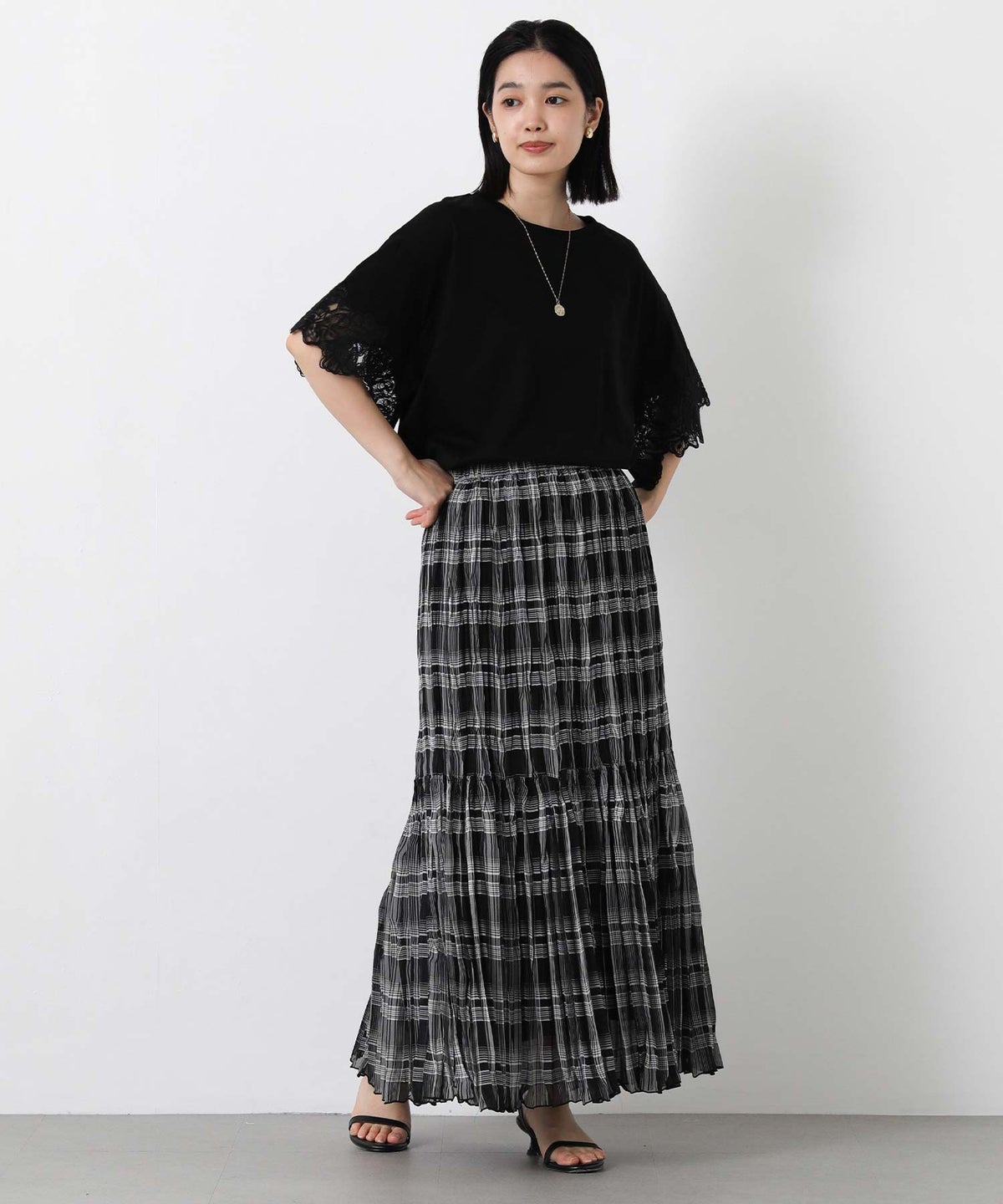 model:161cm<br>size:38