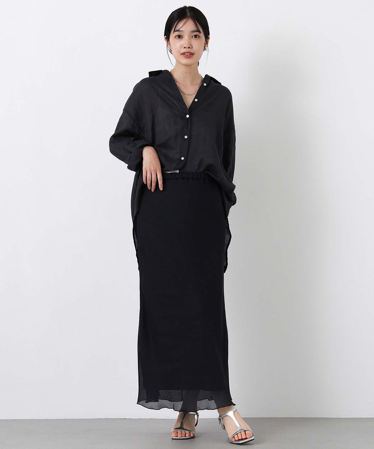 model:161cm<br>size：38