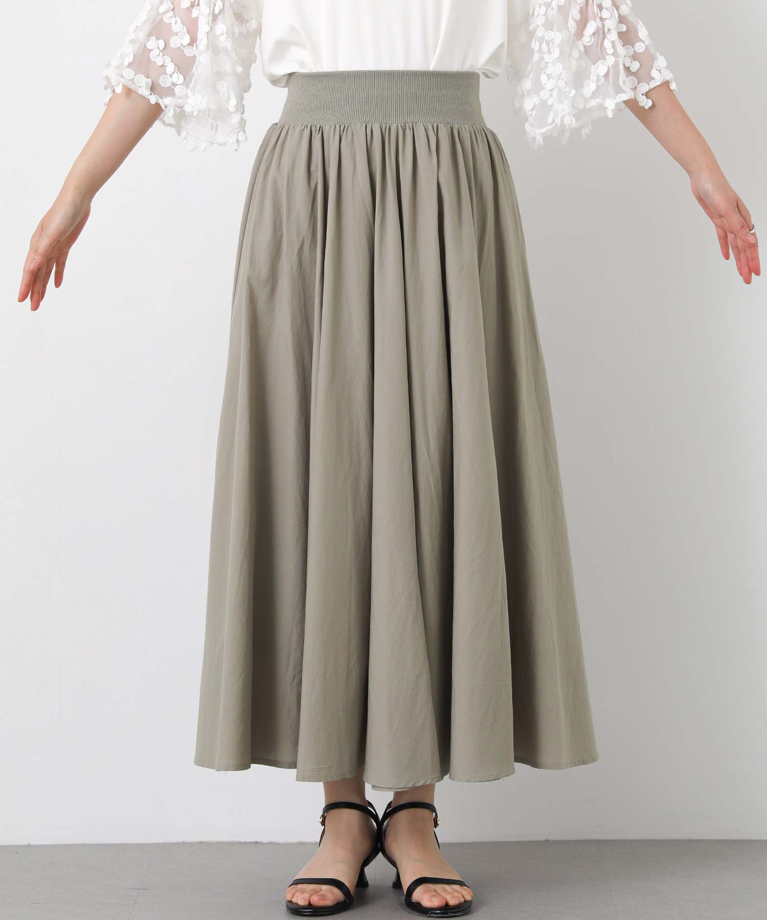 Gready Brilliantローンサーキュラースカート | SEKIMIKI Online