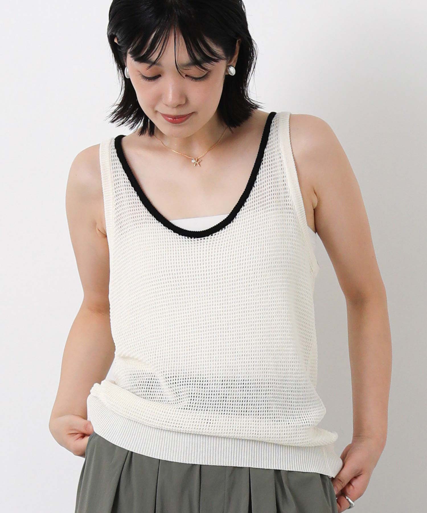 Gready Brilliant【WEB限定商品】ワッフル編みタンク | SEKIMIKI Online