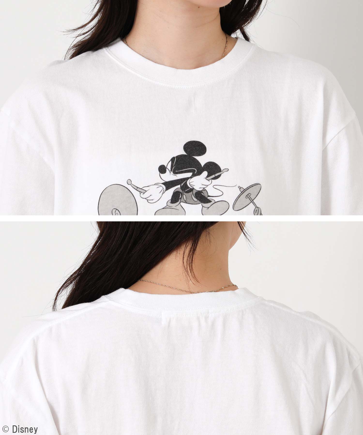 Gready BrilliantMICKEYドラム5分袖カットソー | SEKIMIKI Online