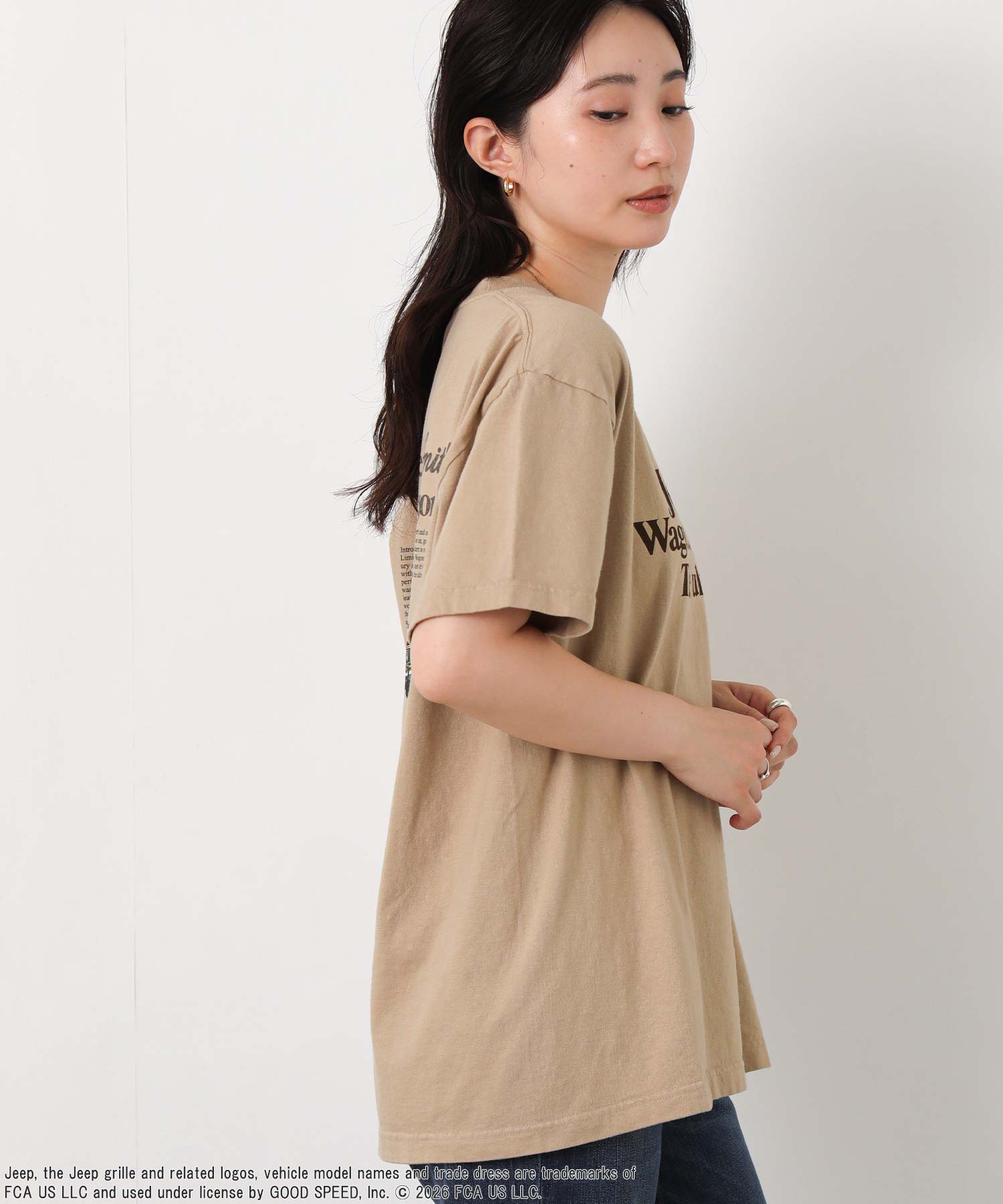 Gready BrilliantJeep前後ロゴ5分袖カットソー | SEKIMIKI Online