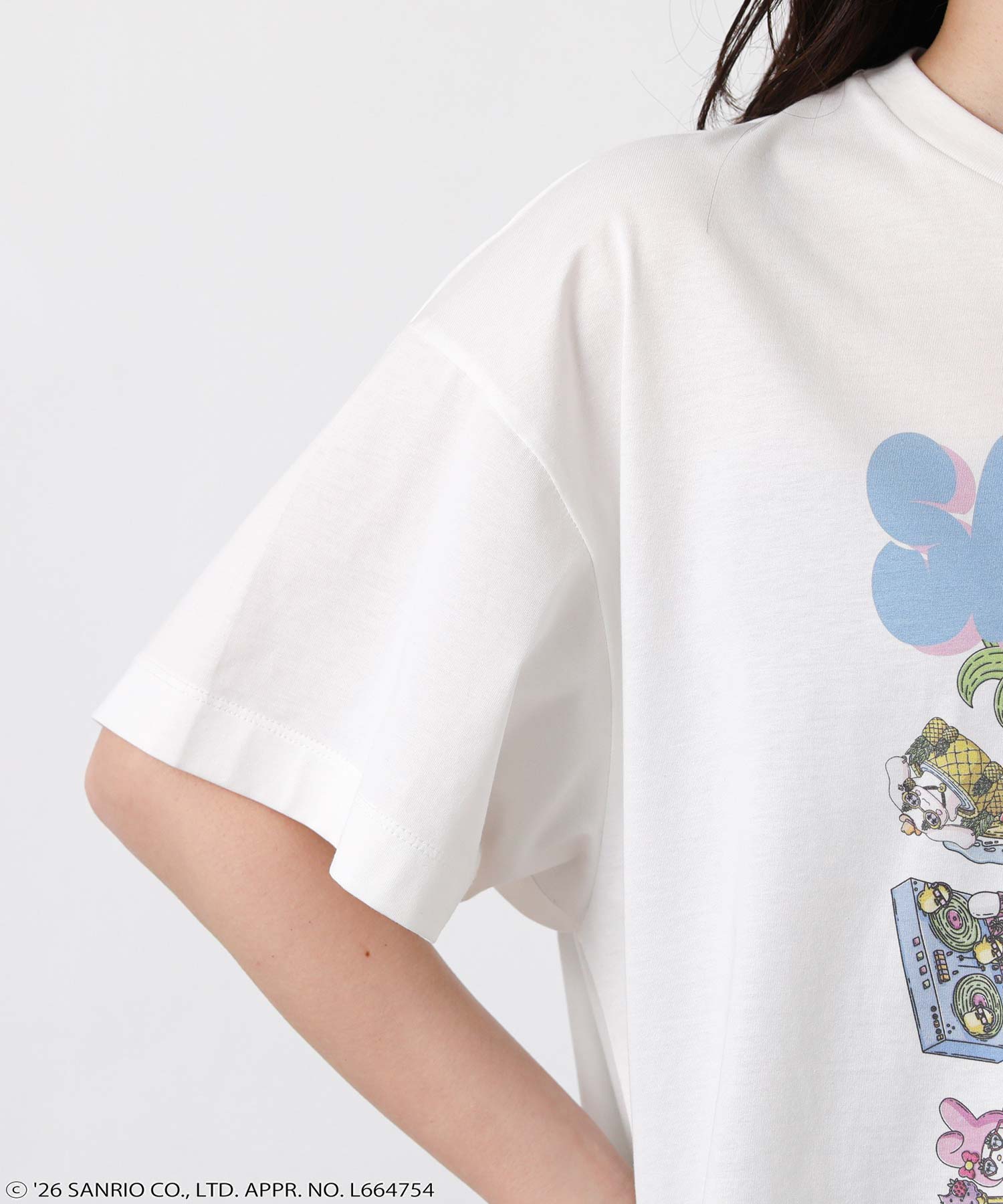 ruru様ホワイト38シャツ Gready BrilliantMULGA×サンリオTシャツ | SEKIMIKI Online