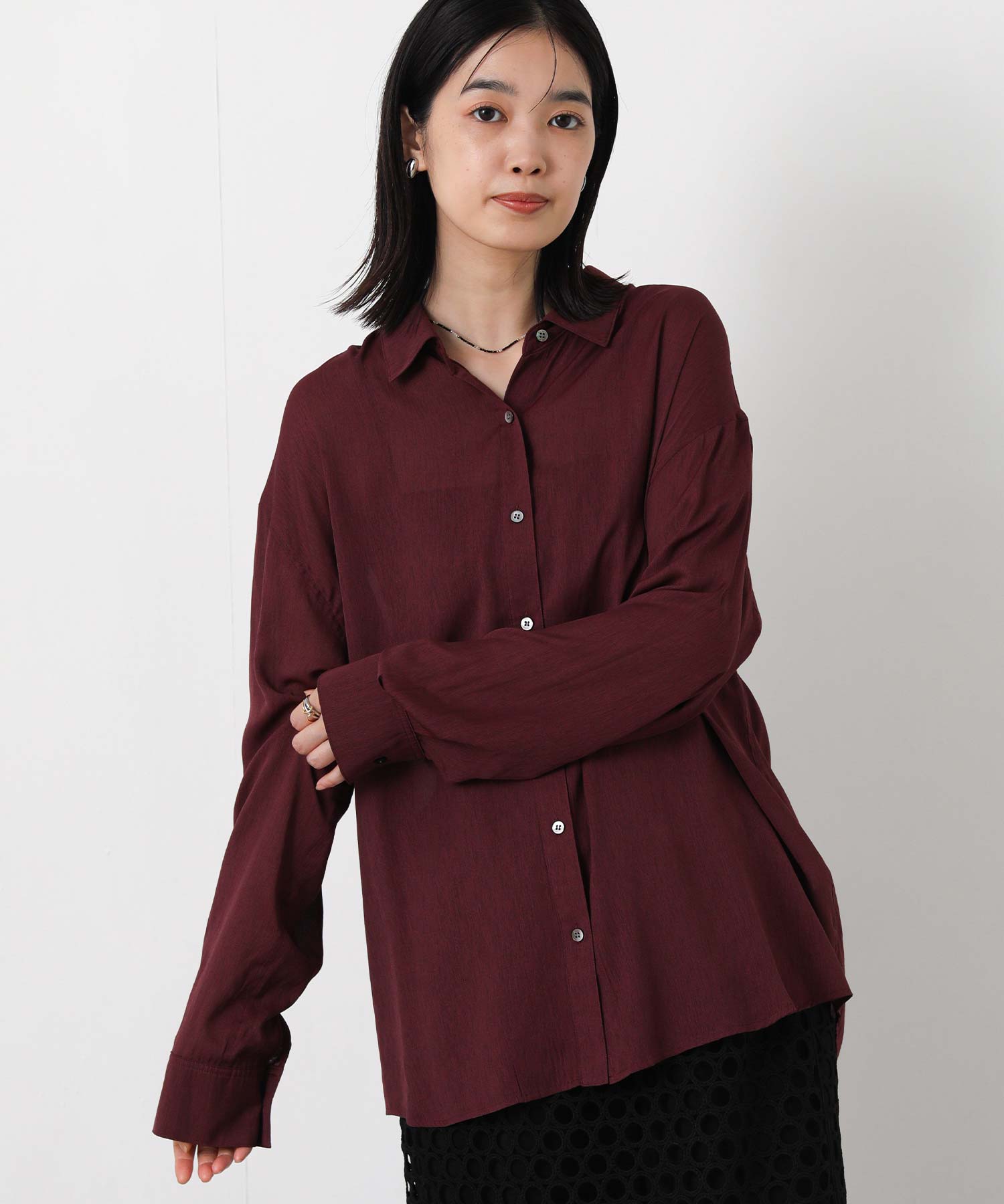 Gready Brilliant UV加工バックスリットシャツ