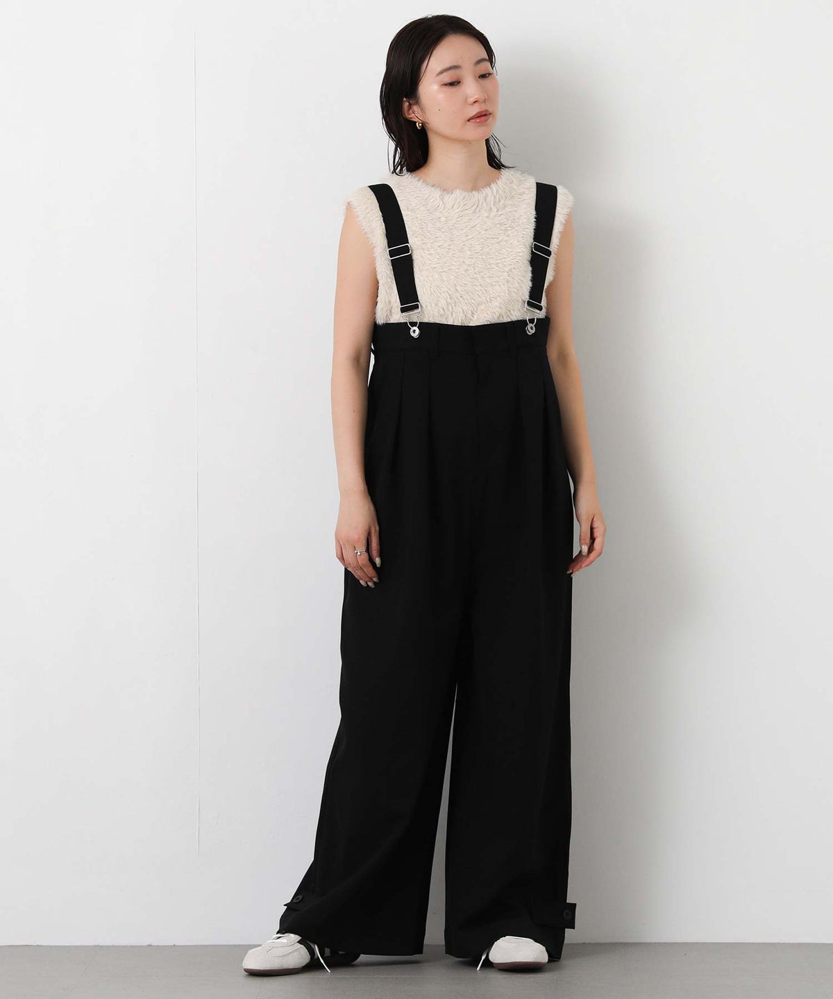 model:163cm<br>ブラック着用