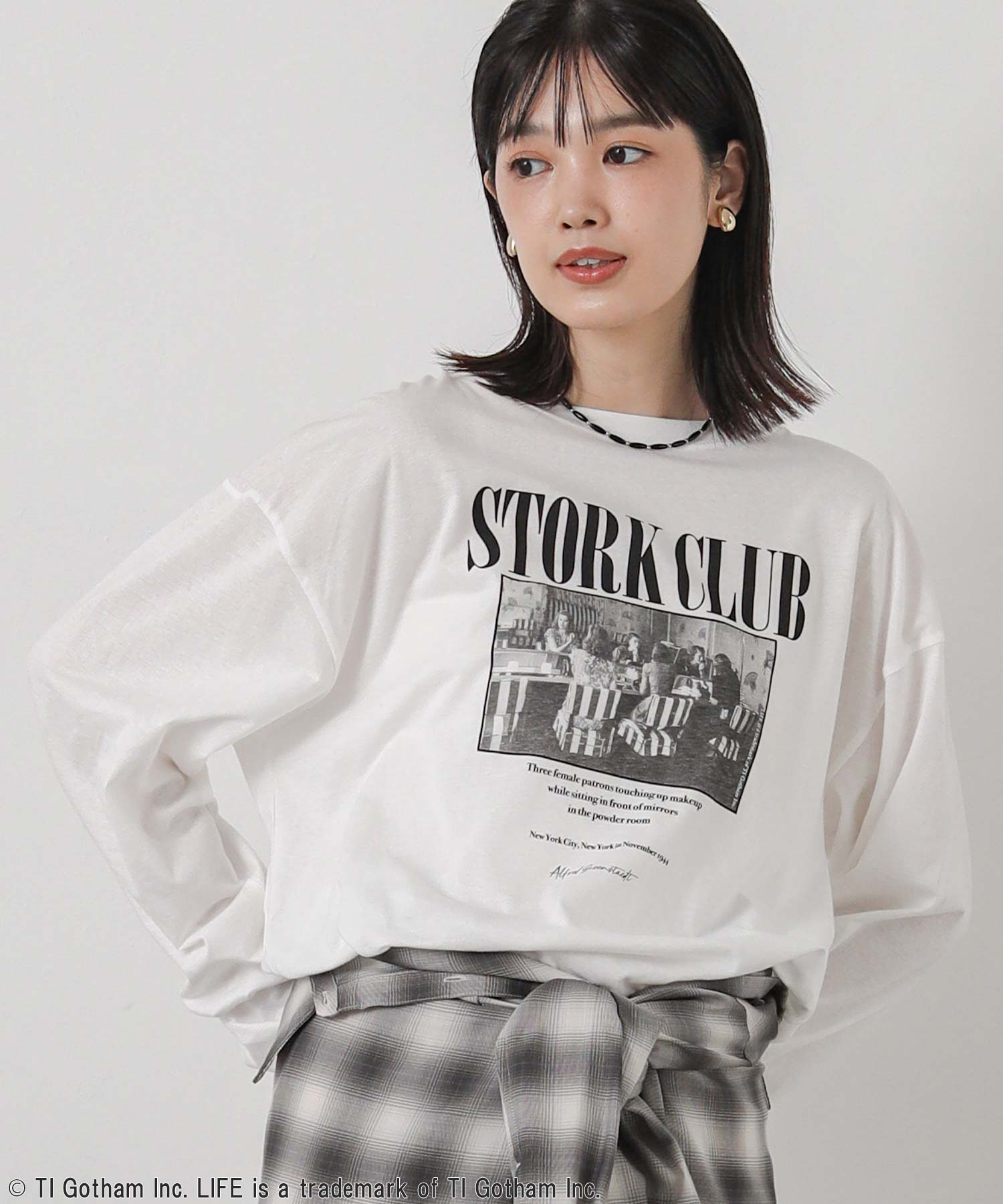 Gready BrilliantLIFE PCクラブフォトロングスリーブカットソー