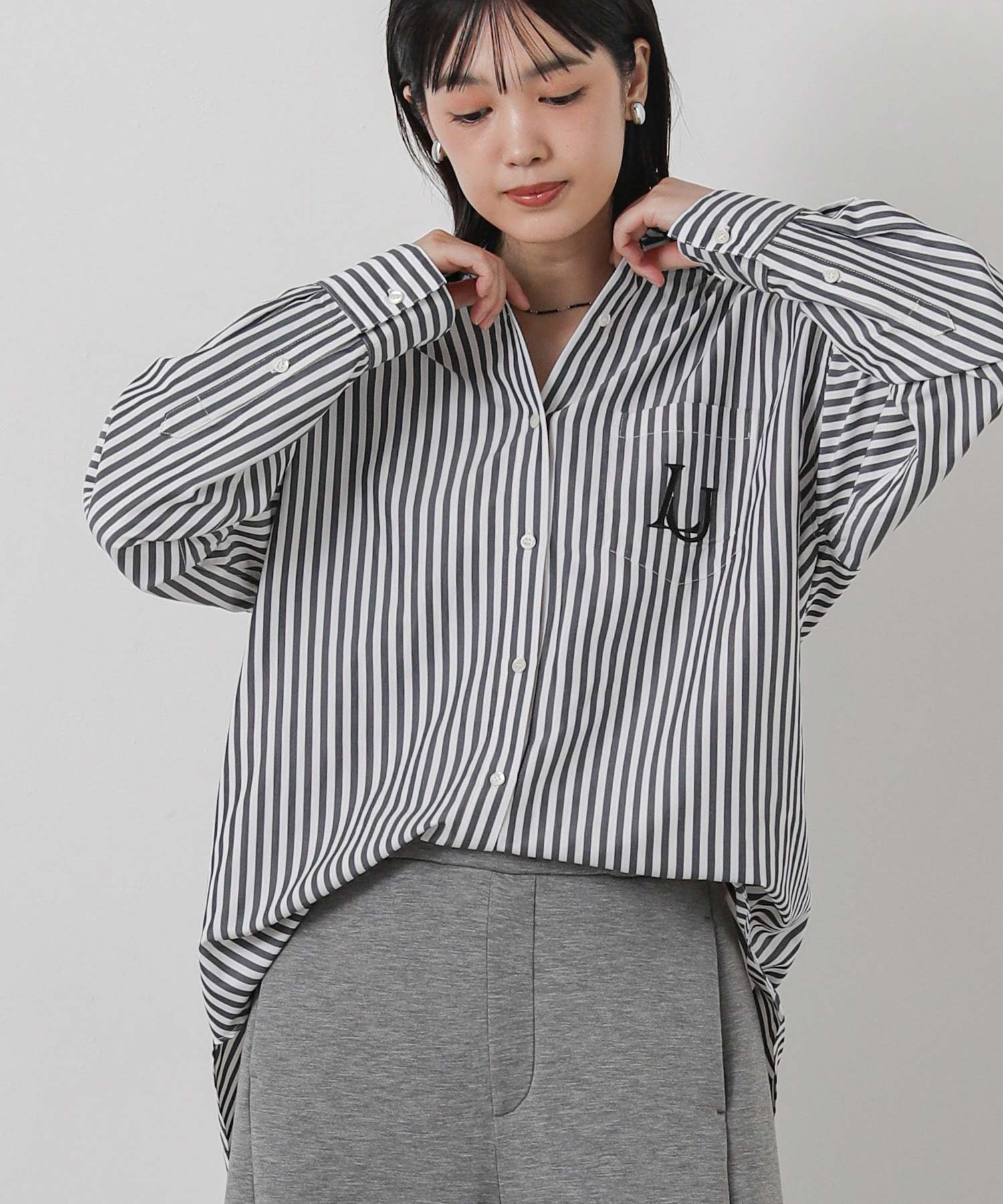 Gready BrilliantLU刺繍BASICシャツ | SEKIMIKI Online