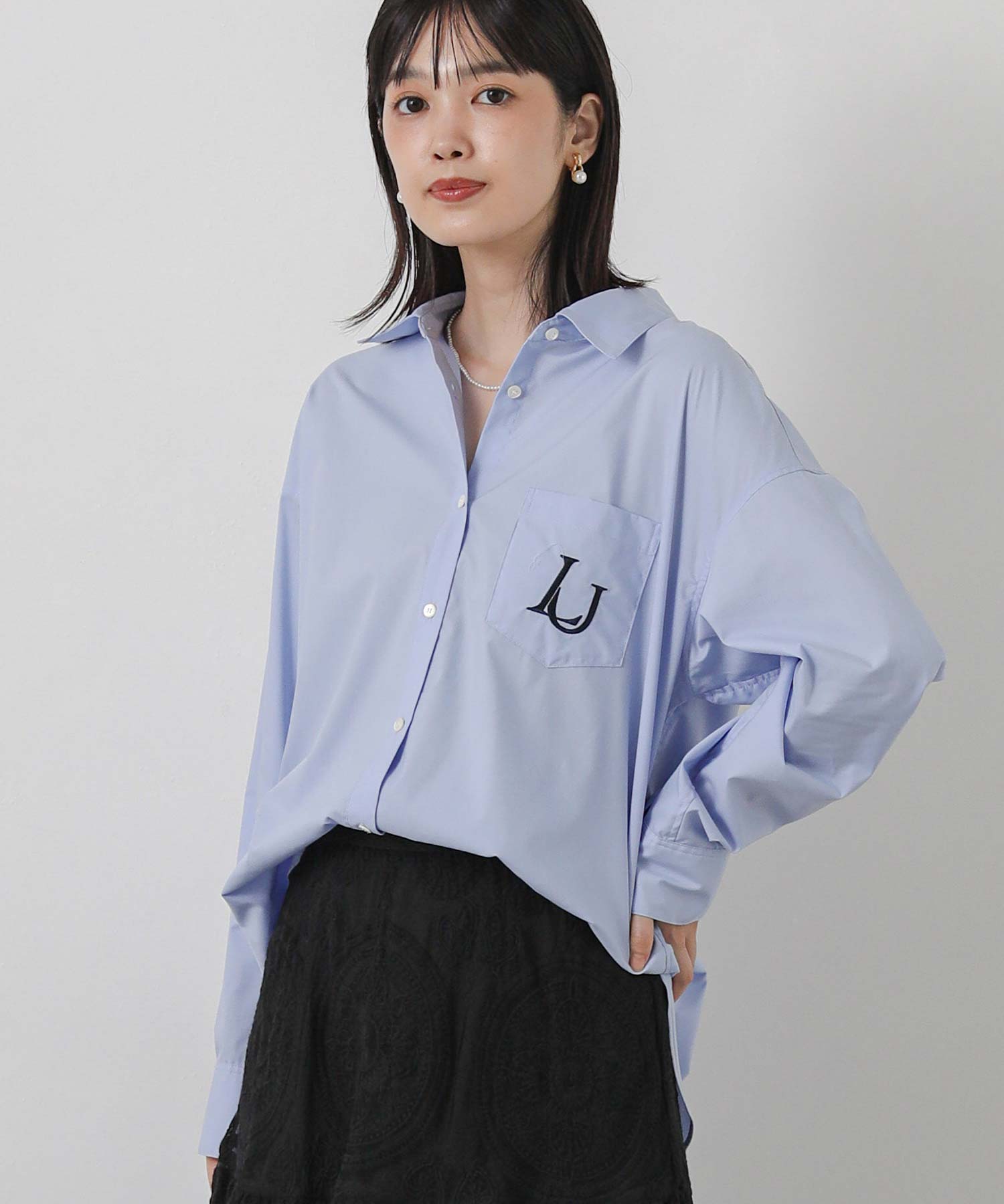 Gready BrilliantLU刺繍BASICシャツ | SEKIMIKI Online