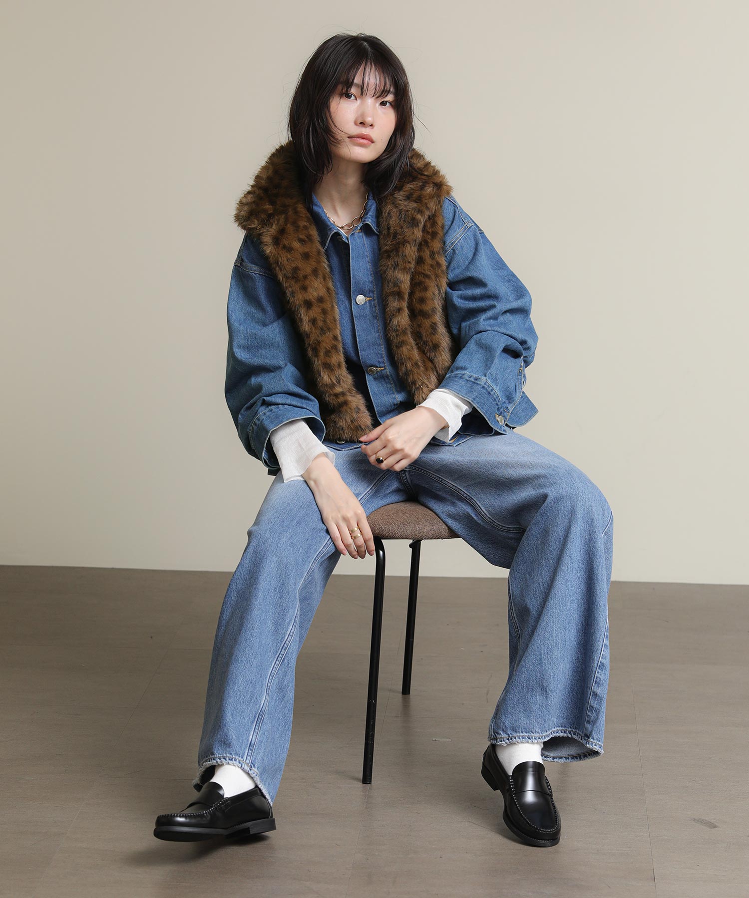 The rejoiceONEポケットデニムジャケット【LANCER CLOTHING
