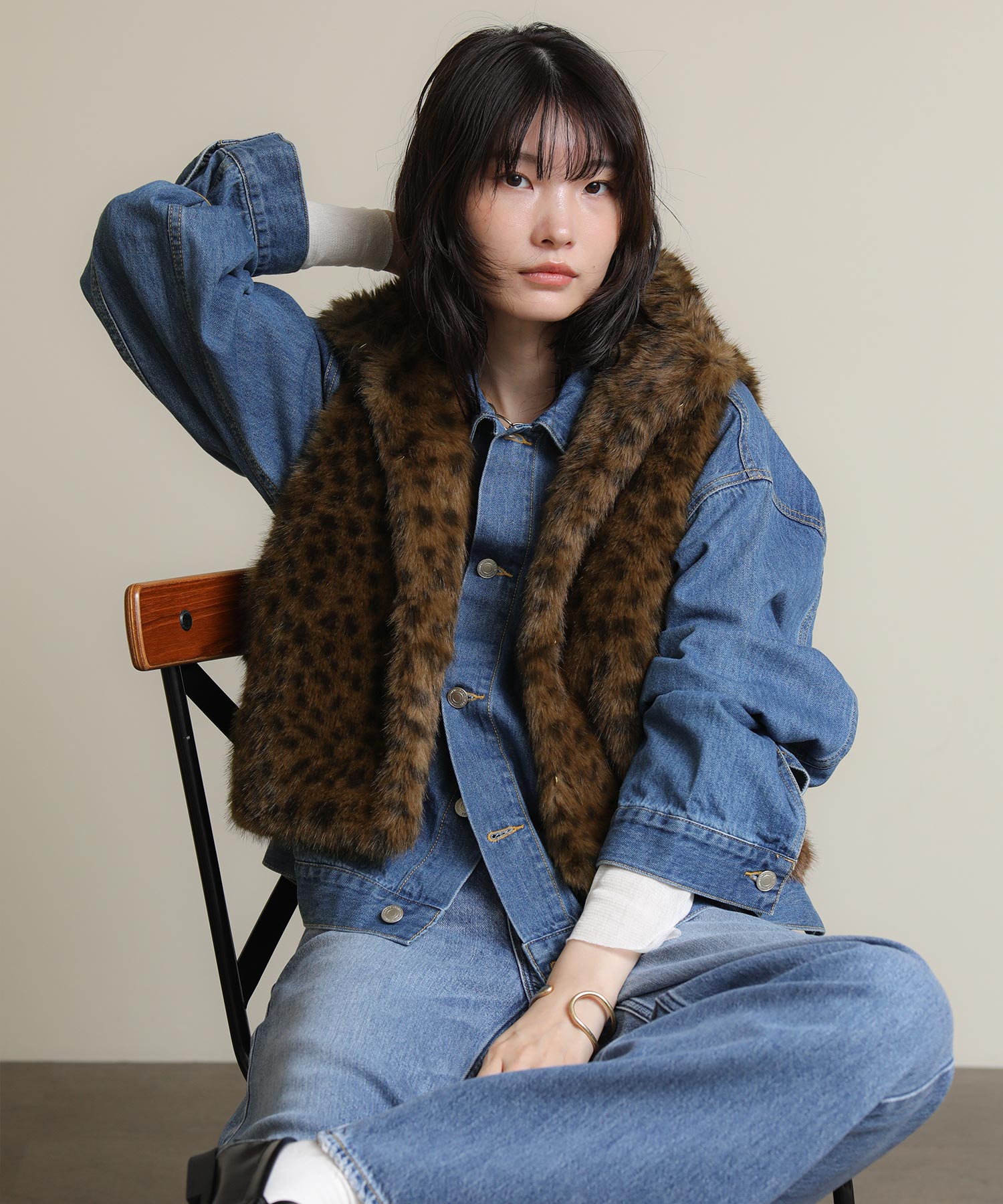 The rejoiceONEポケットデニムジャケット【LANCER CLOTHING