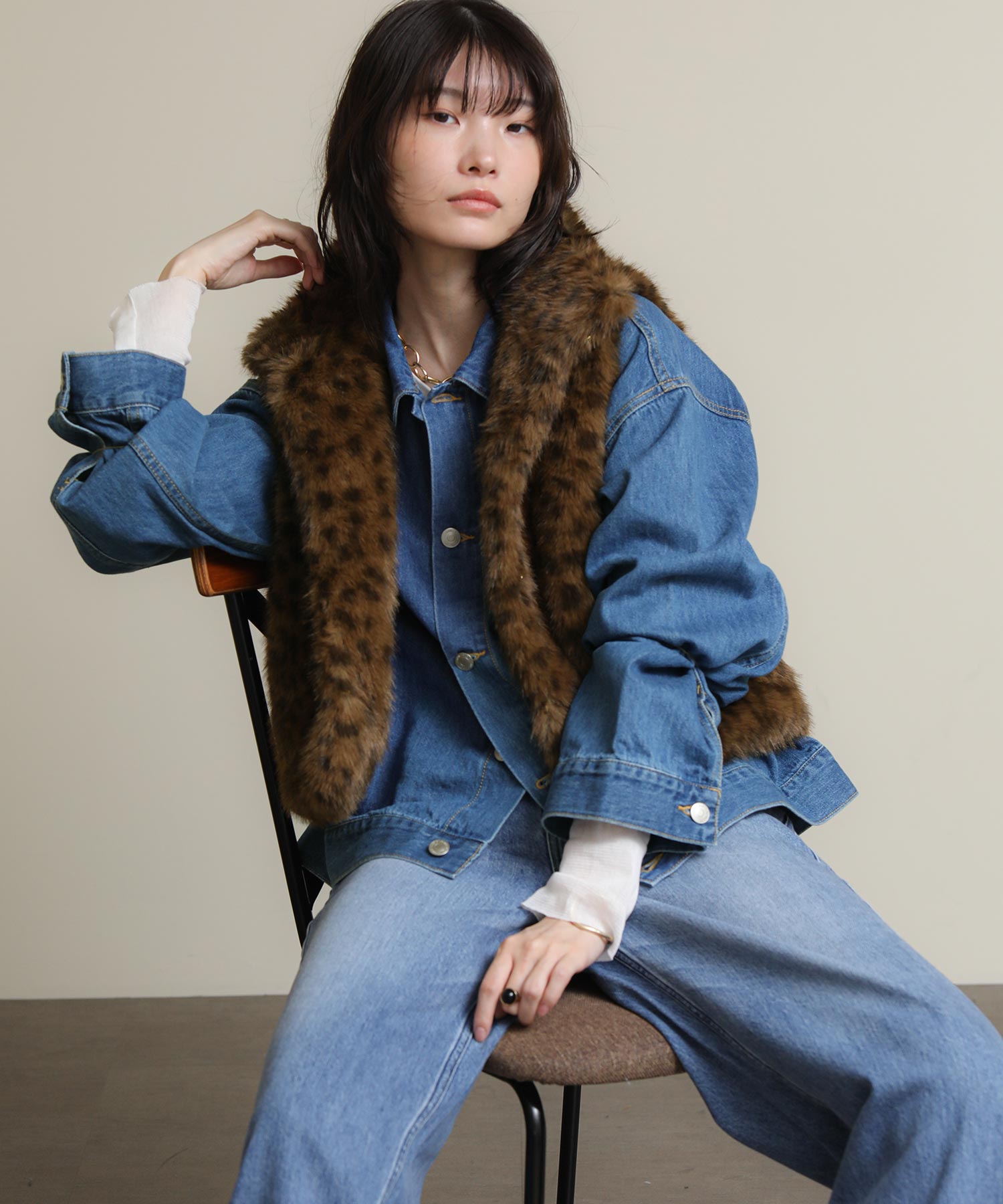 The rejoiceONEポケットデニムジャケット【LANCER CLOTHING