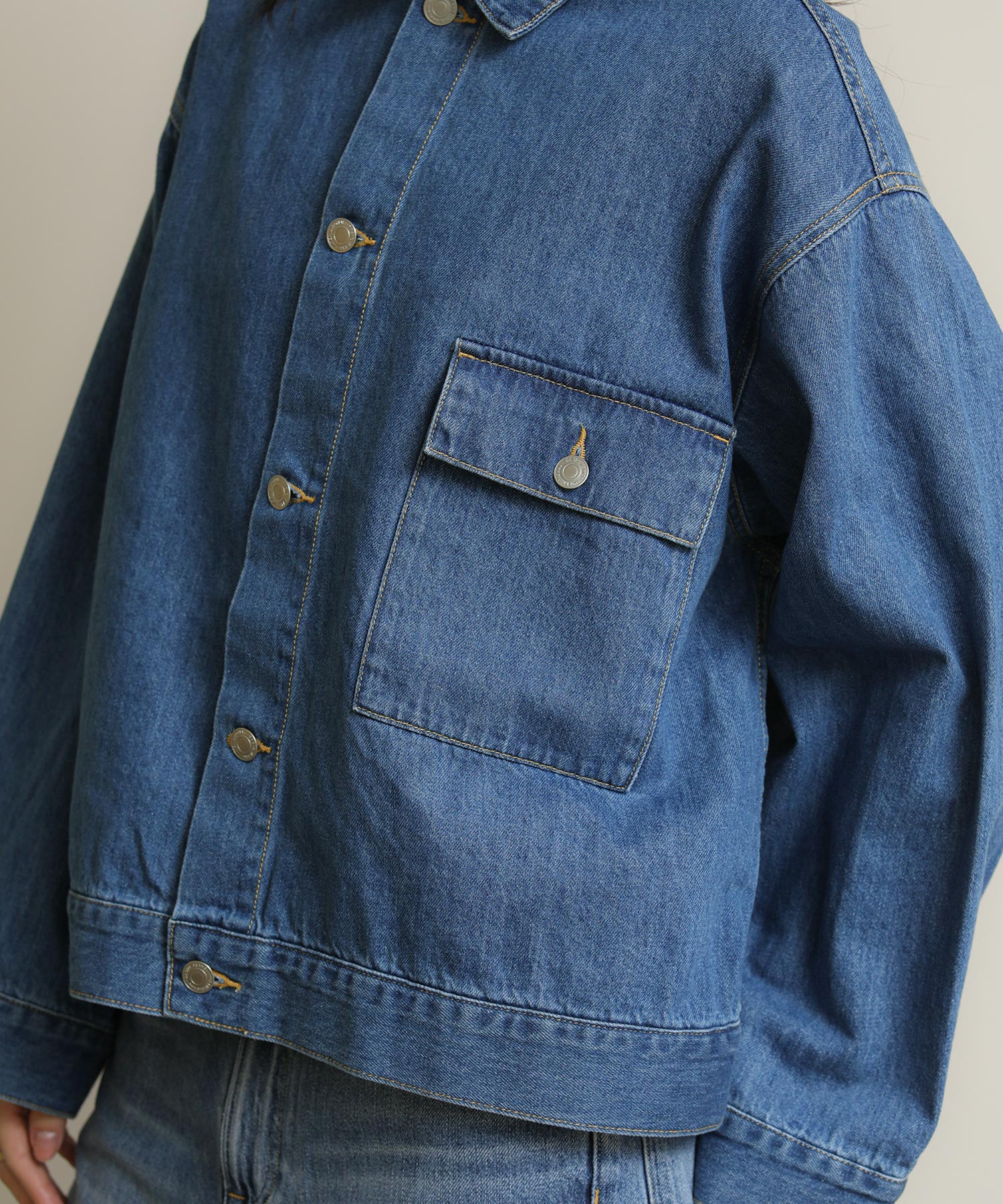 The rejoiceONEポケットデニムジャケット【LANCER CLOTHING