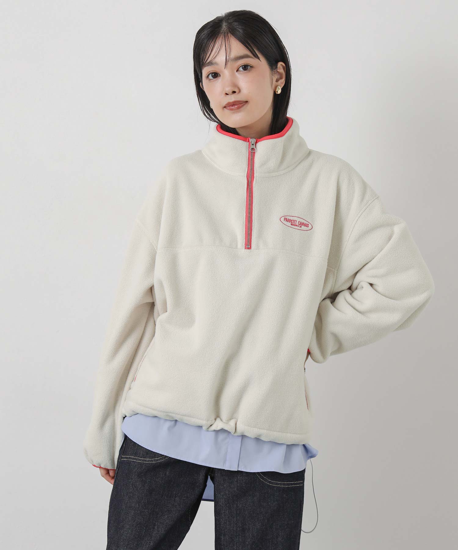 Gready BrilliantPCハーフZIPフリースカットソー | SEKIMIKI Online