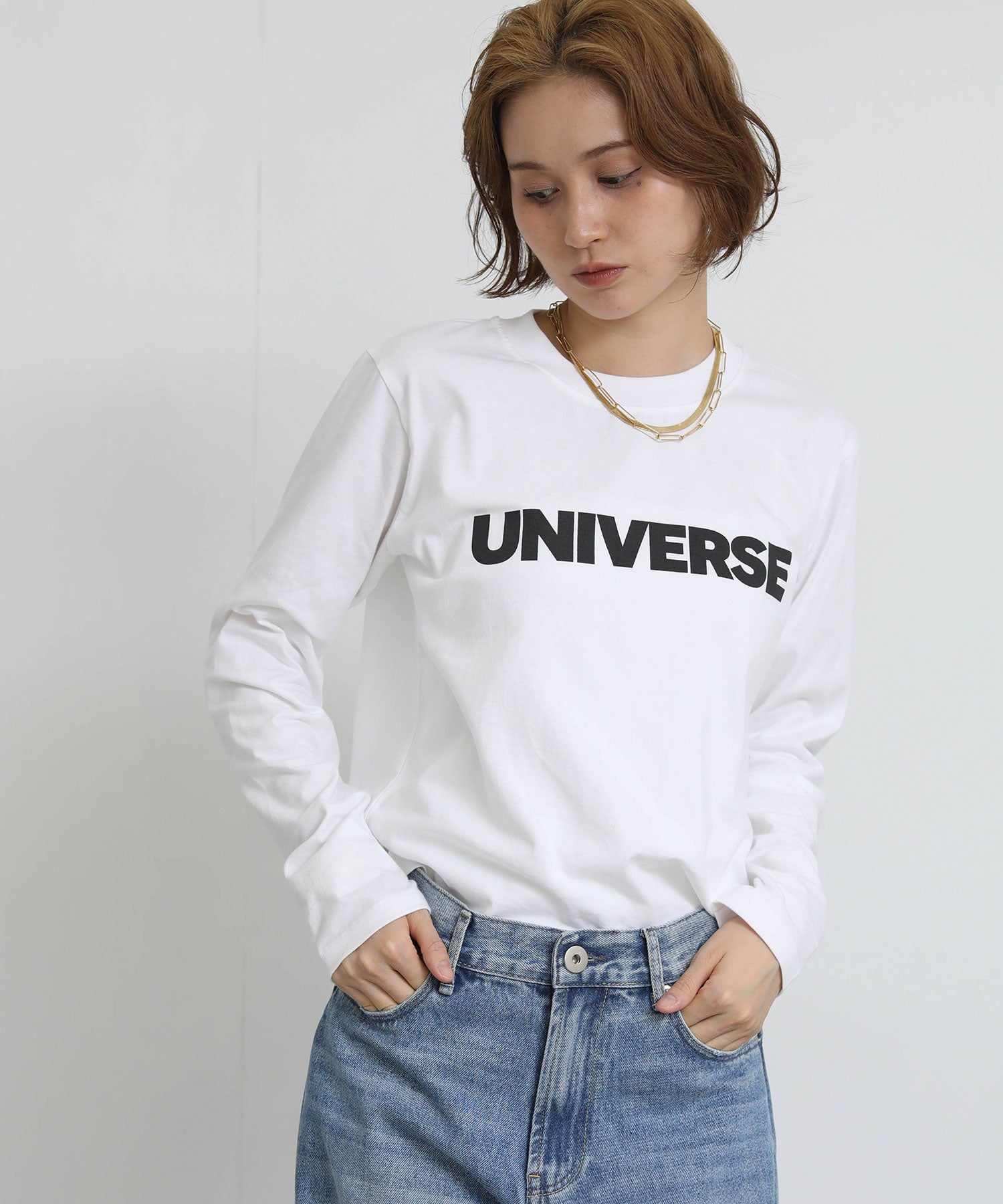 Re FiinaUNIVERSEロングスリーブT | SEKIMIKI Online