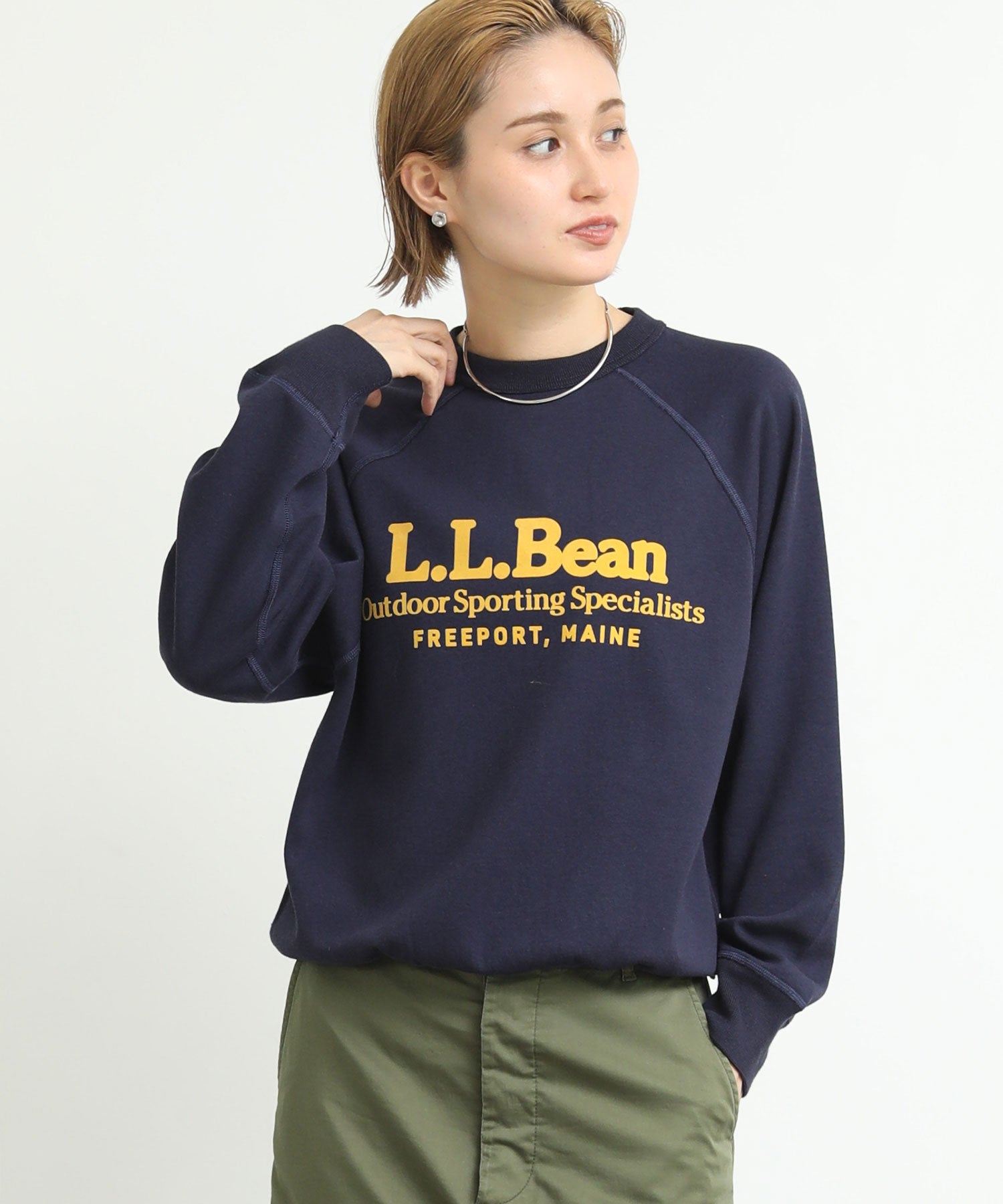 Re FiinaPortage Crewneckスウェット【L.L.Bean