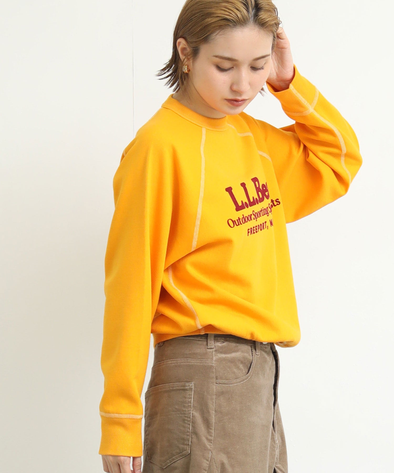 Re FiinaPortage Crewneckスウェット【L.L.Bean