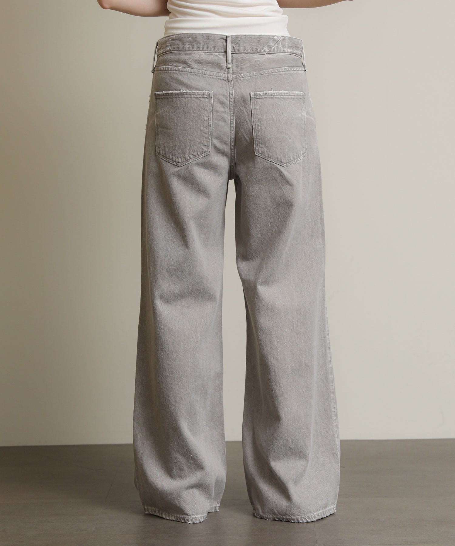 Gauze# ジーロンラムウール HAORI ライトグレー The rejoiceTHELAUREN＿G②【upper hight】 | SEKIMIKI Online